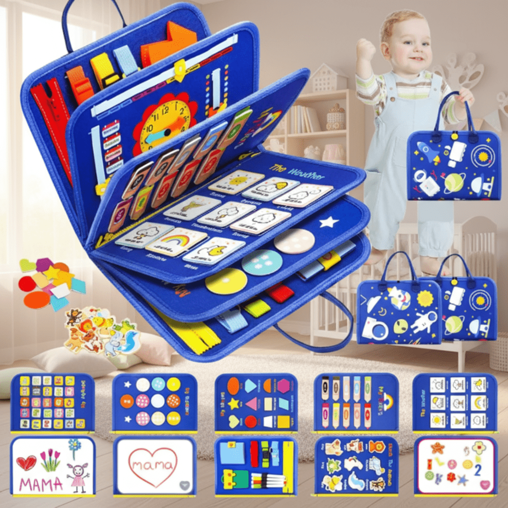 Montessori Toddler Activity Busy Book - KiddieWink - Gifts They'll Love