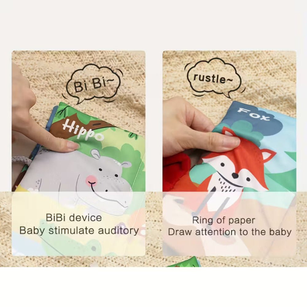3D Animal Tail Cloth Book For Kids - KiddieWink - Gifts They'll Love