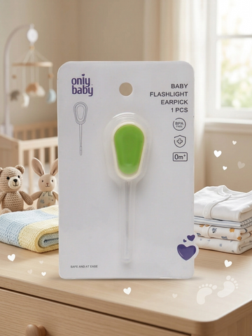 Tiny Glow Baby Flashlight Earpick & Ear Cleaner