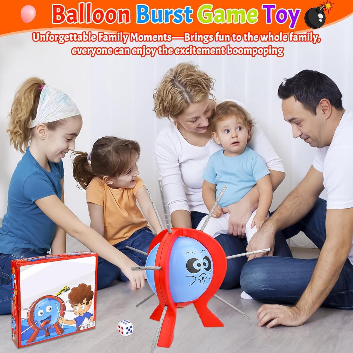 Balloon Burst Strategy Board Game - KiddieWink - Gifts They'll Love