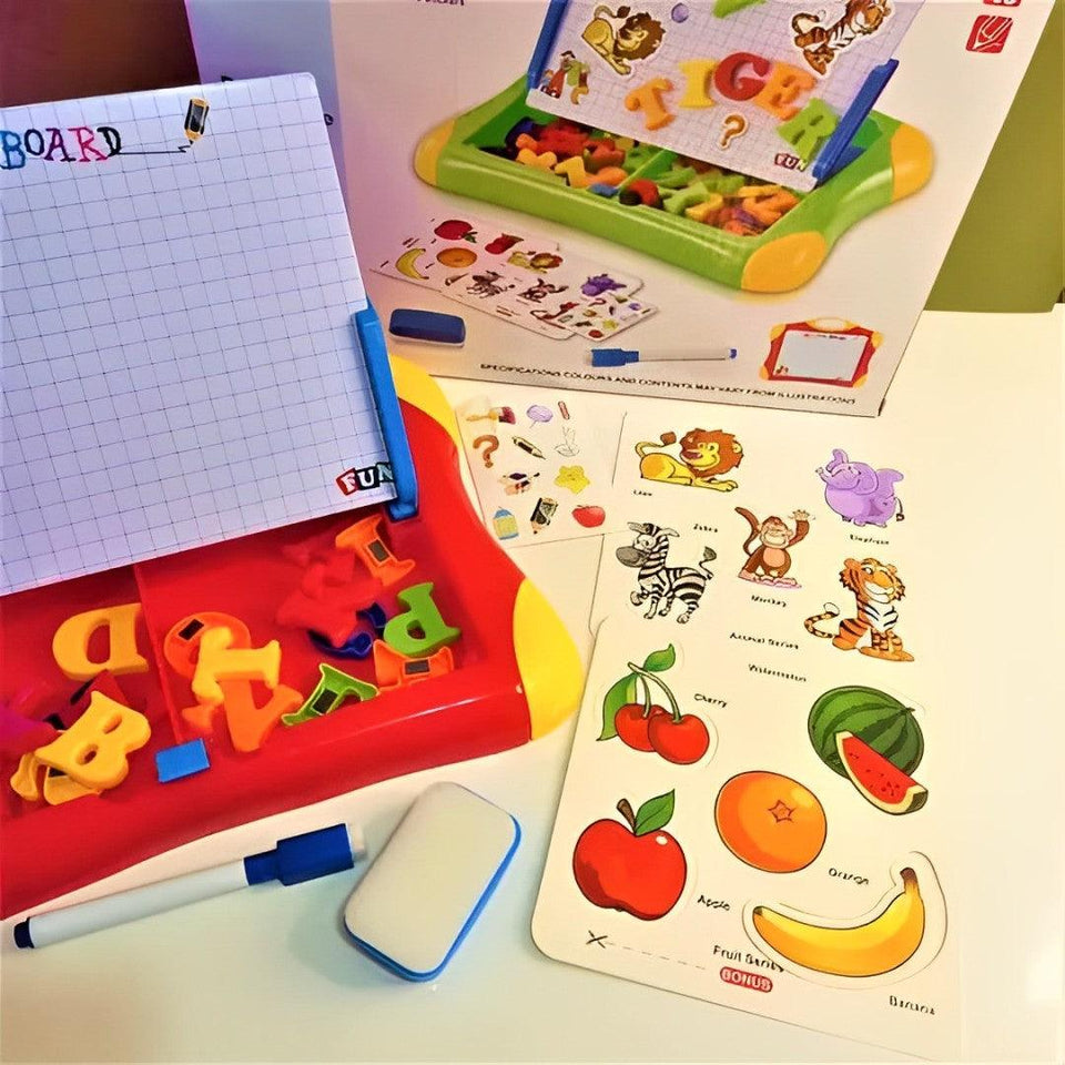 Learning Magnetic Drawing Board 2 in 1 - KiddieWink - Gifts They'll Love