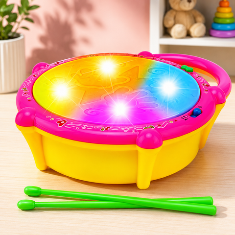Interactive Flash Drum with Lights & Music
