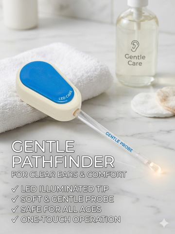 Tiny Glow Baby Flashlight Earpick & Ear Cleaner