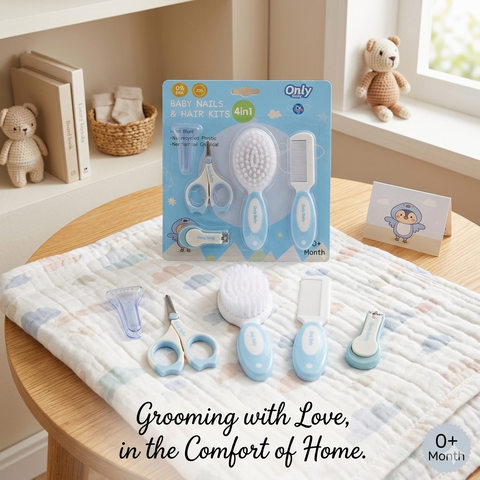 Interactive Gentle Baby Nail & Hair Grooming Kit