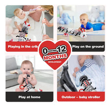 High Contrast Sensory Tummy Time Caterpillar