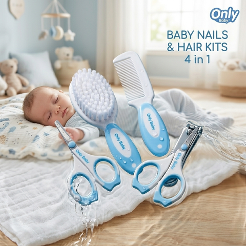 Interactive Gentle Baby Nail & Hair Grooming Kit