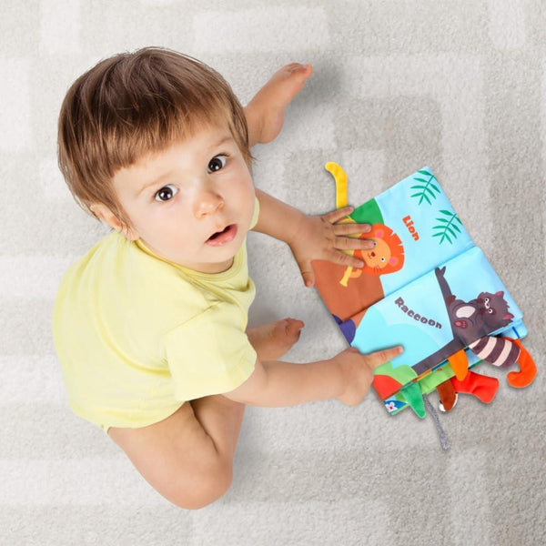 3D Animal Tail Cloth Book For Kids