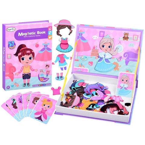 Steam Magnetic Girls Costume Puzzle Book