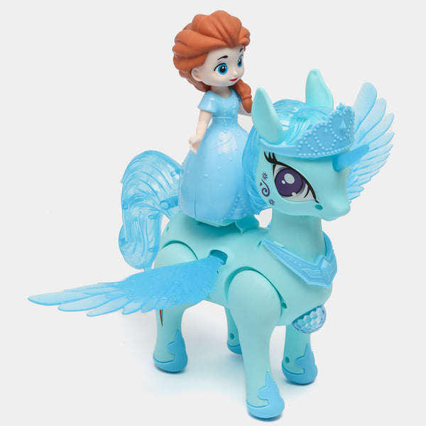 Lightning & Musical My Little Pony Cute Doll With Horse toy