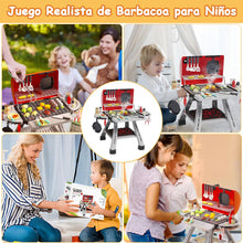 Kids BBQ Grill Set – 41 Pcs With Smoke & Lights