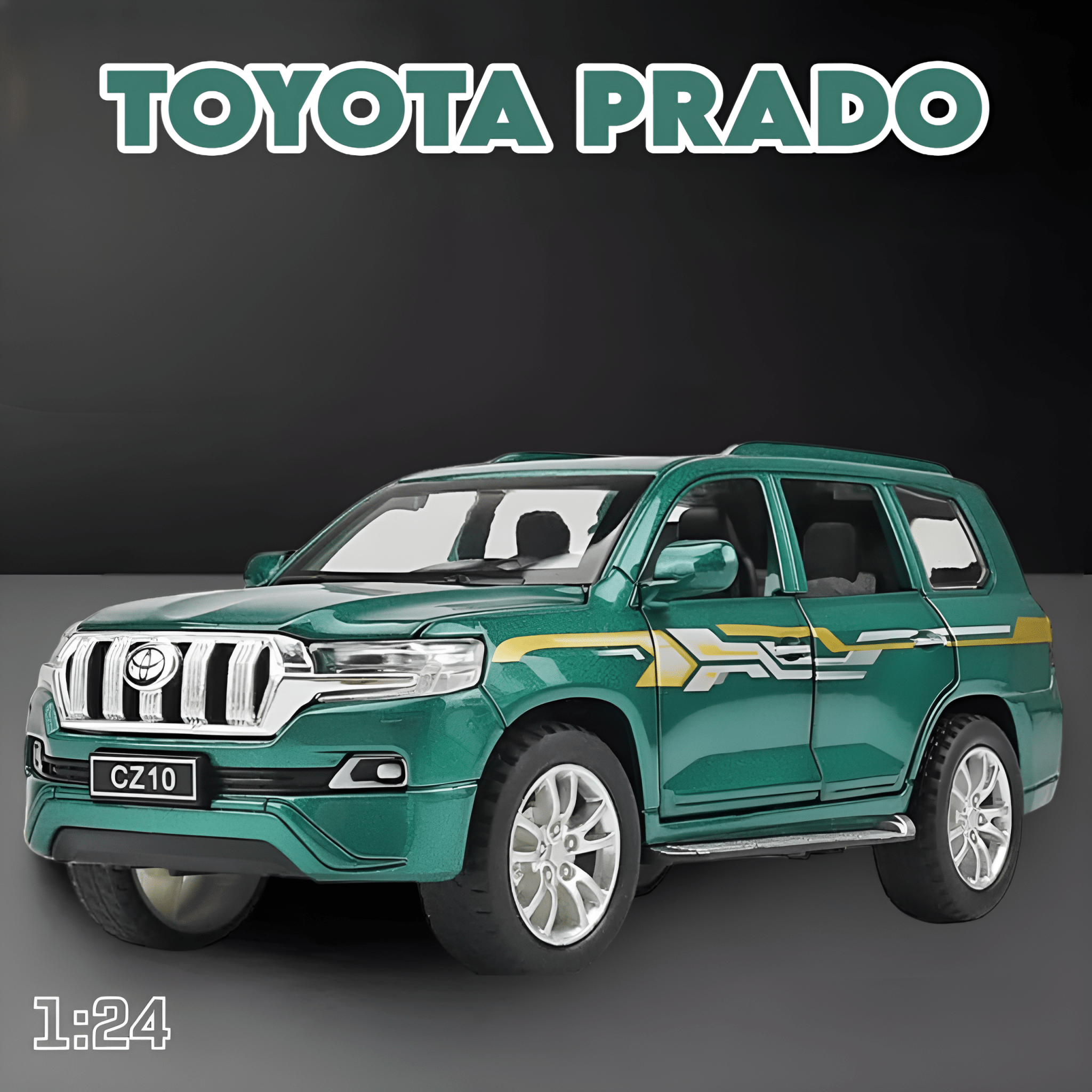 Diecast Model Toyota Land Cruiser Prado 1/24 - KiddieWink - Gifts They'll Love