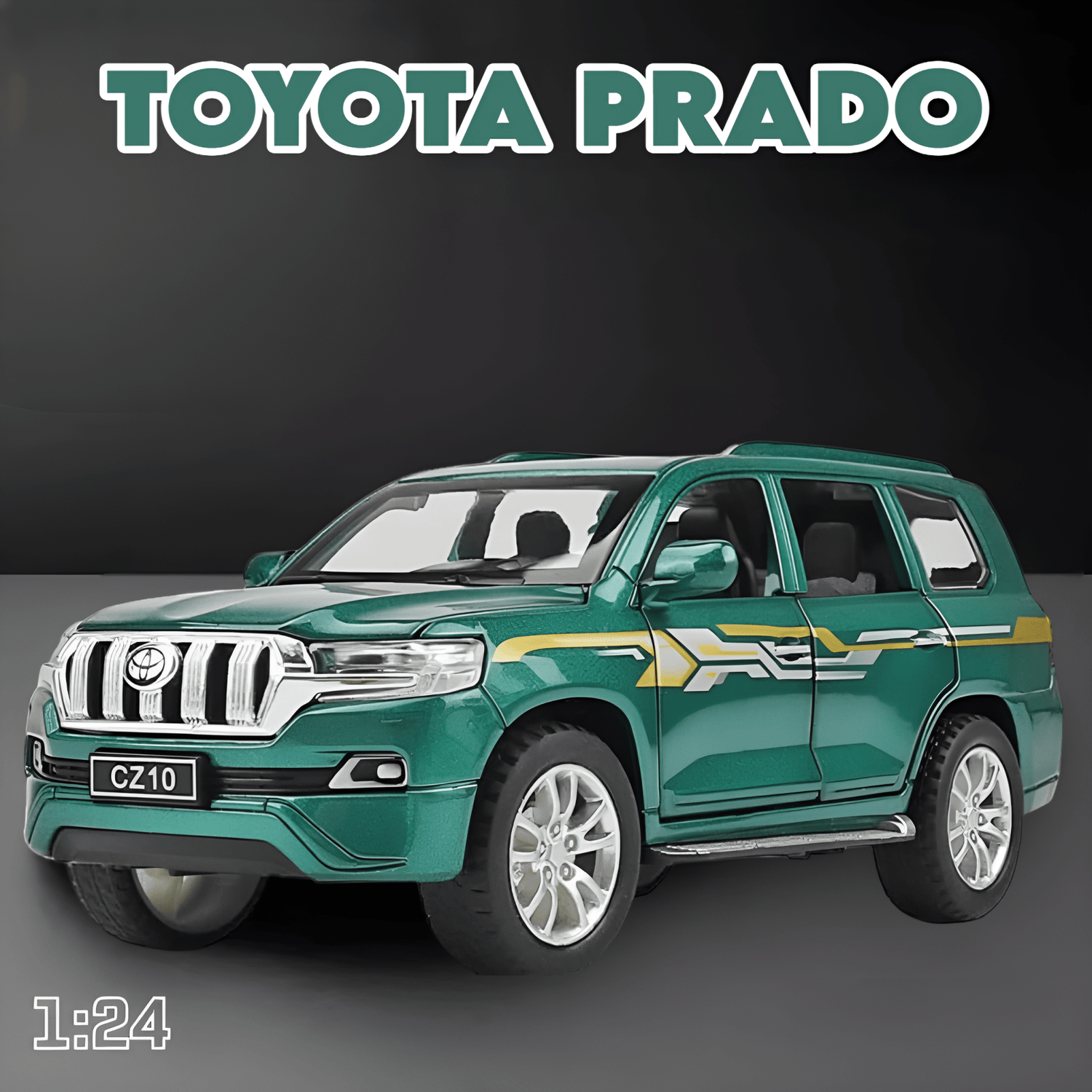 Diecast Model Toyota Land Cruiser Prado 1/24 - KiddieWink - Gifts They'll Love