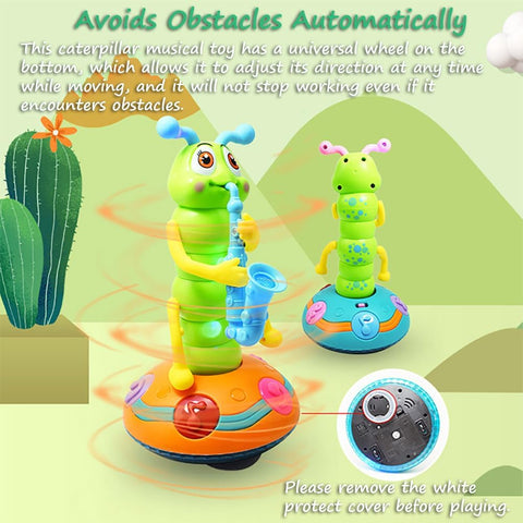Musical Wiggle Twisty Groove Worm For Kids: