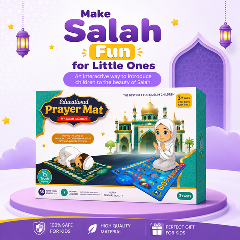 Educational Interactive Prayer Mat for Kids