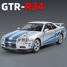 Diecast Model Nissan Skyline GTR R34 1/24