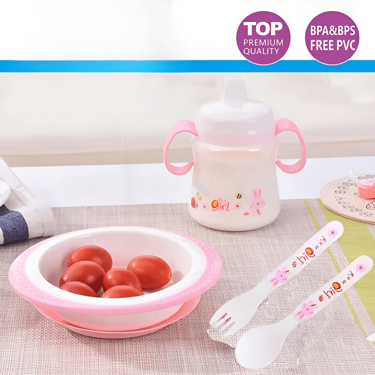 7 In 1 Complete Mealtime Baby Bowl Set - KiddieWink - Gifts They'll Love