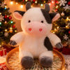 Adorable Cute Black & White Soft Cow Plush (30 CM)