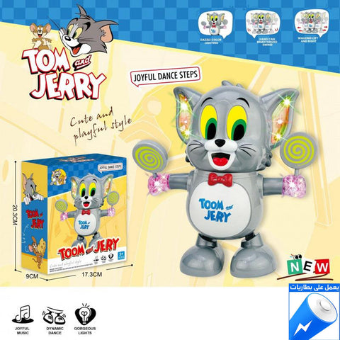 Dancing Tom Cat Musical Light-Up Toy for Kids