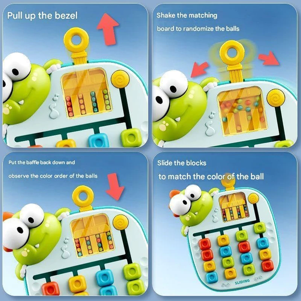 Interactive Duck Color Matching & Sliding Puzzle Toy For Kids – image 6 – KiddieWink