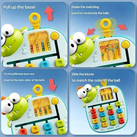 Interactive Duck Color Matching & Sliding Puzzle Toy For Kids