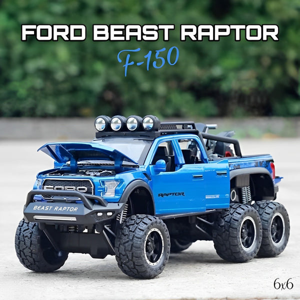 Diecast Model Ford Raptor F150 6x6 1/24