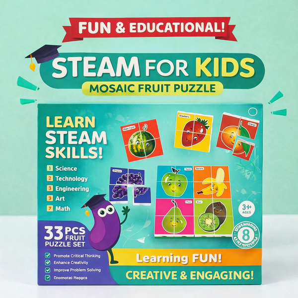 Steam Mosaic Activity Puzzles For Kids