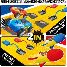 2 In 1 Rocket & Racer Car Toy For Kids