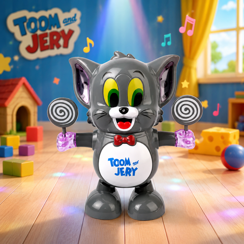 Dancing Tom Cat Musical Light-Up Toy for Kids