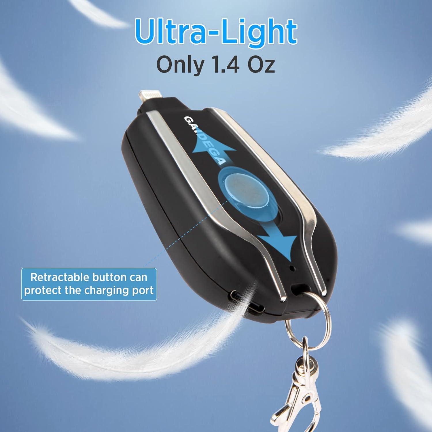 Portable Mini Keychain Power Bank (1500MAh) - KiddieWink - Gifts They'll Love
