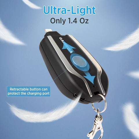 Portable Mini Keychain Power Bank (1500MAh) - KiddieWink - Gifts They'll Love