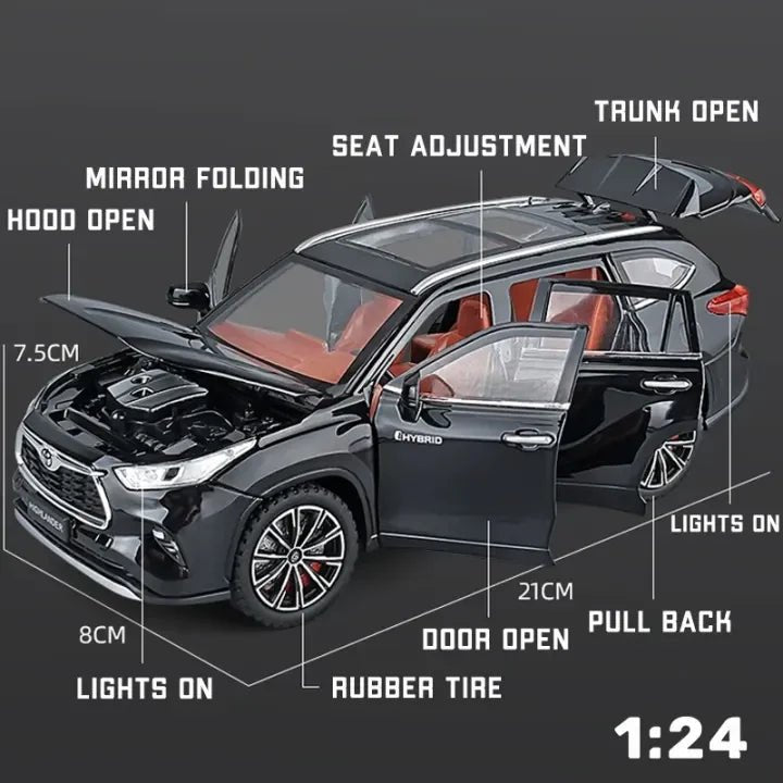Diecast Model Toyota Crown Kluger 1/24 - KiddieWink - Gifts They'll Love