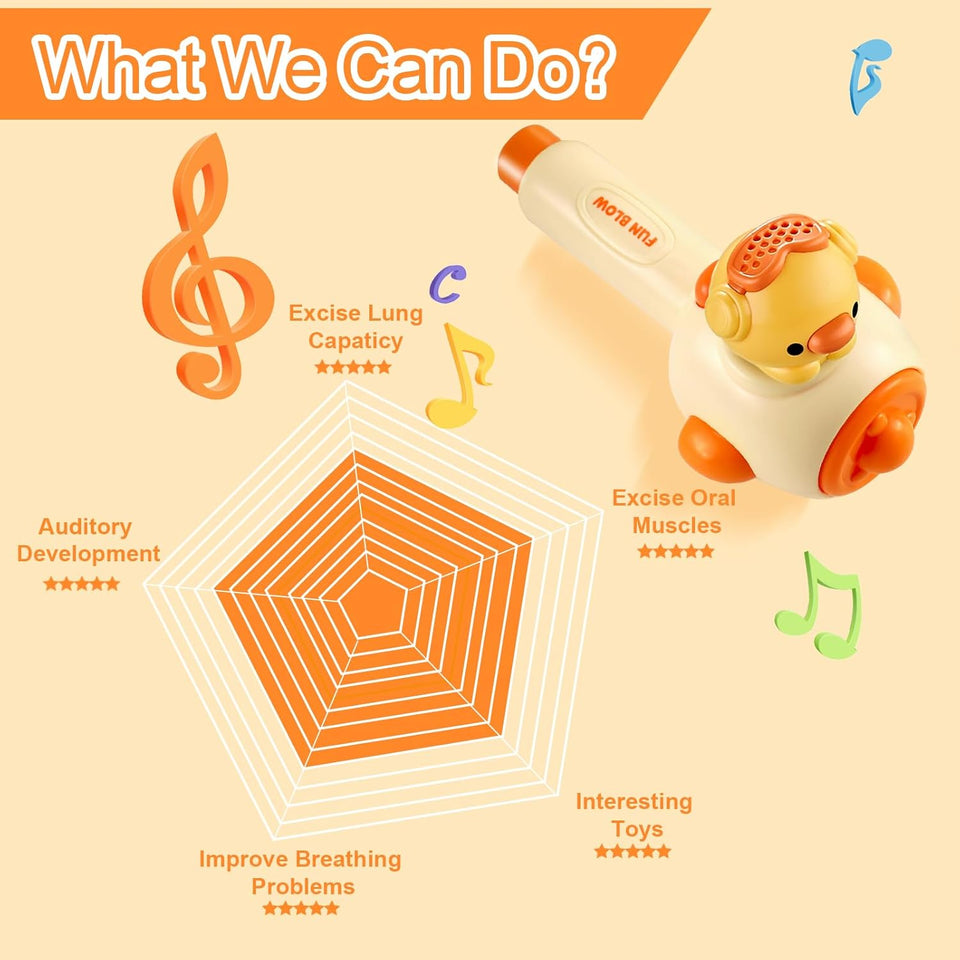 3 in 1 Breathing Exercise Ball Blower Toy For Kids – image 4 – KiddieWink