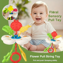 Floral Sensory Pull String Toy