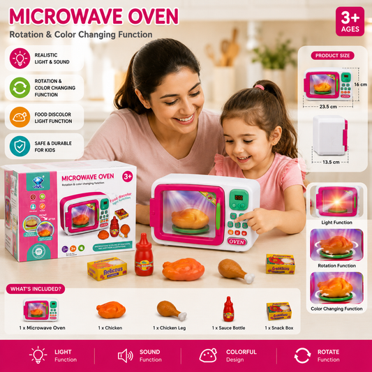 Little Chef Smart Microwave Oven Toy