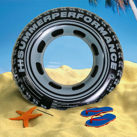 Inflatable Tyre Shaped Pool Tube For Kids