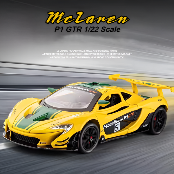 Diecast Model McLaren Mccallum P1 GTR 1/22