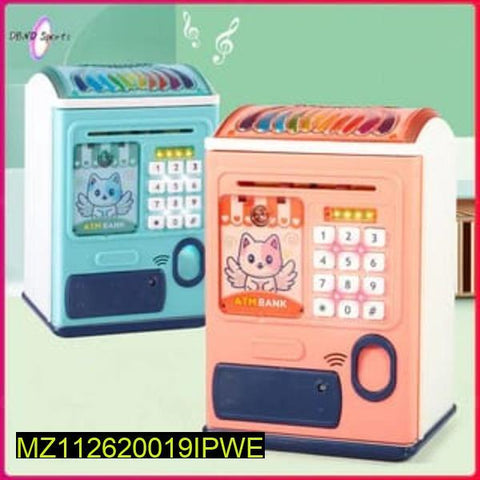 Kids Mini ATM Money Bank With Fingerprint