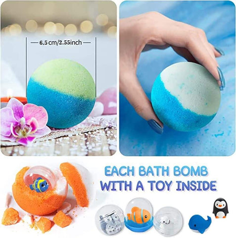 Generic Ocean Themed Bath Bomb Gift Set For Children