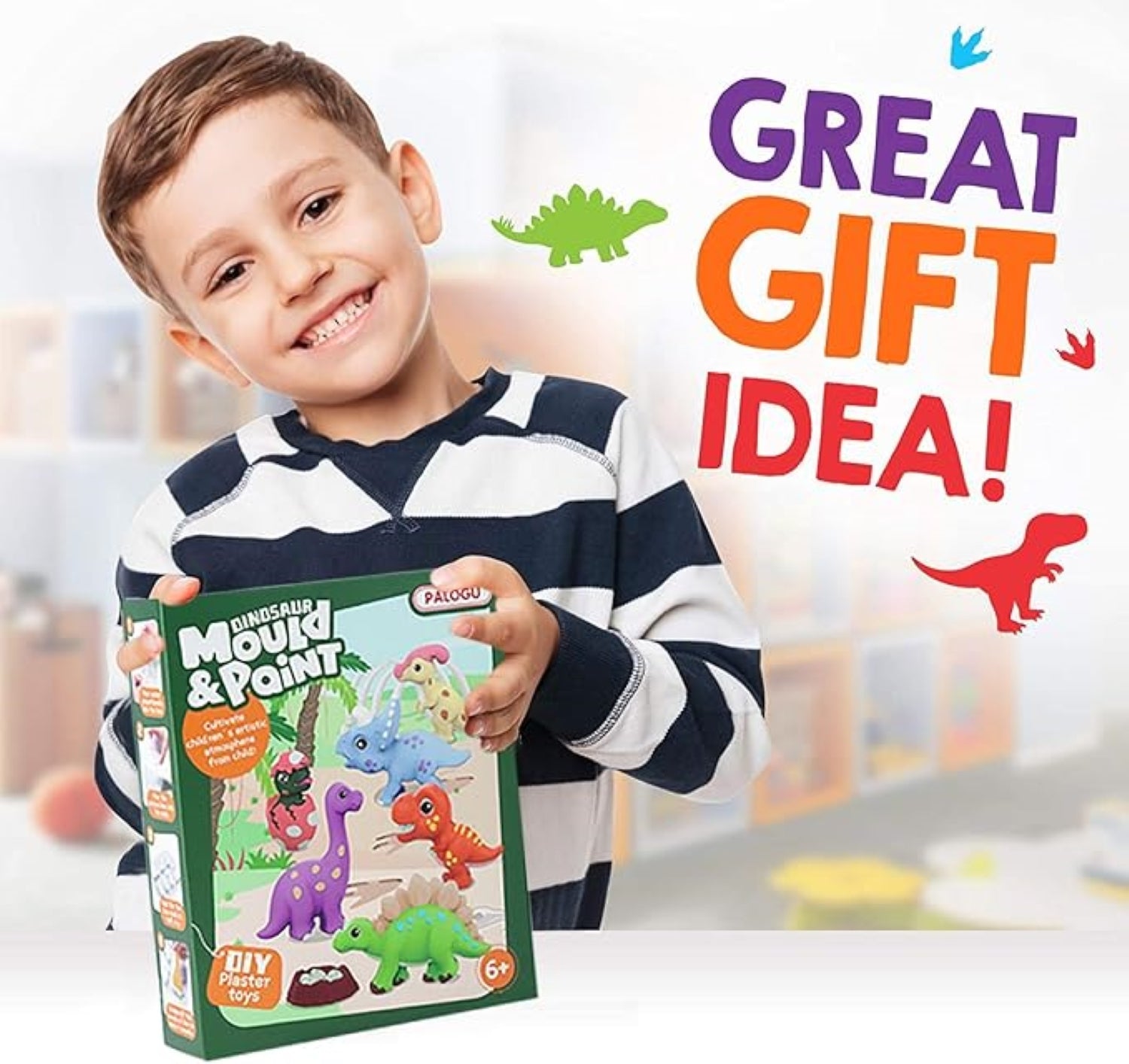 Mould & Paint DIY Plaster Toy Kit – Creative Arts & Crafts for Kids - KiddieWink - Gifts They'll Love