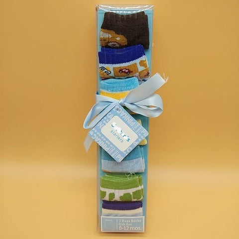 Toddler Soft Fabric Socks Pack Of 7 - KiddieWink - Gifts They'll Love