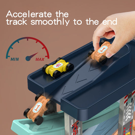 4-Level Car Ramp Racer Track Set