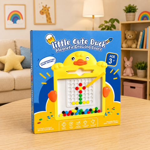 Cute Duck Montessori Magnetic Drawing Board Toy