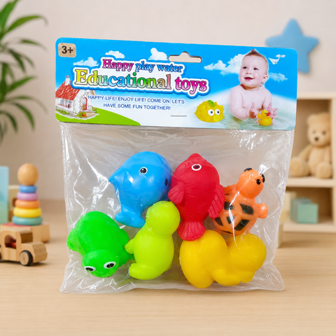 Soft Rubber Baby Chu Chu Toys (Pack of 6)