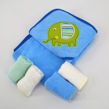 Ultra Soft Hooded Bath Towel Set For Toddlers