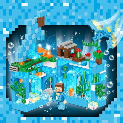 Creative Minecraft Building Blocks Toy Set for Kids