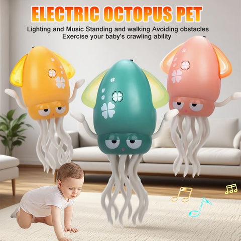 Lightning & Musical Squid Dance Toy - Chargable & Sensor