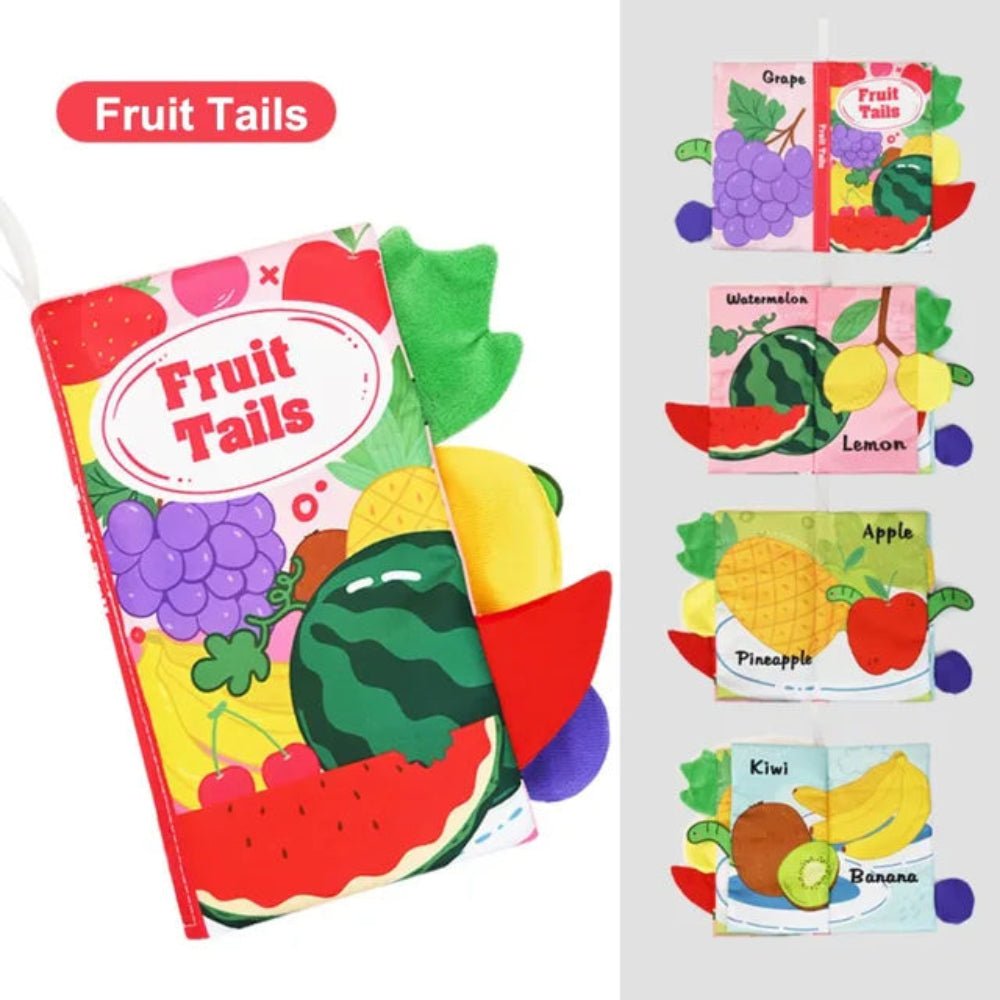 3D Animal Tail Cloth Book For Kids - KiddieWink - Gifts They'll Love