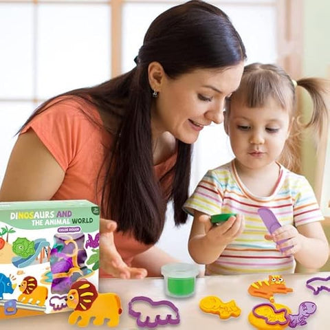 Dinosaur Empire Adventure Color Fun Dough For Kids