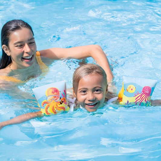 KiddieWink™ Inflatable Swimming Arm Bands (23cm x 15cm) For Kids - KiddieWink - Gifts They'll Love