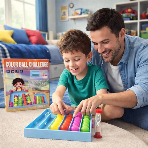 Color Ball Challenge Board Game For Kids